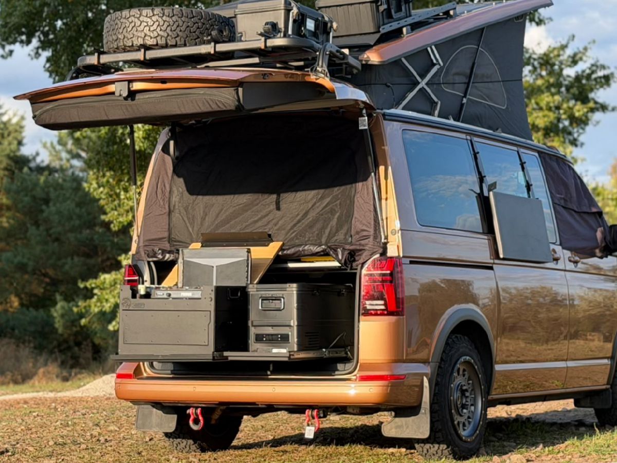 Heckauszug 2-teilig VW Multivan/Beach 3er Sitzbank