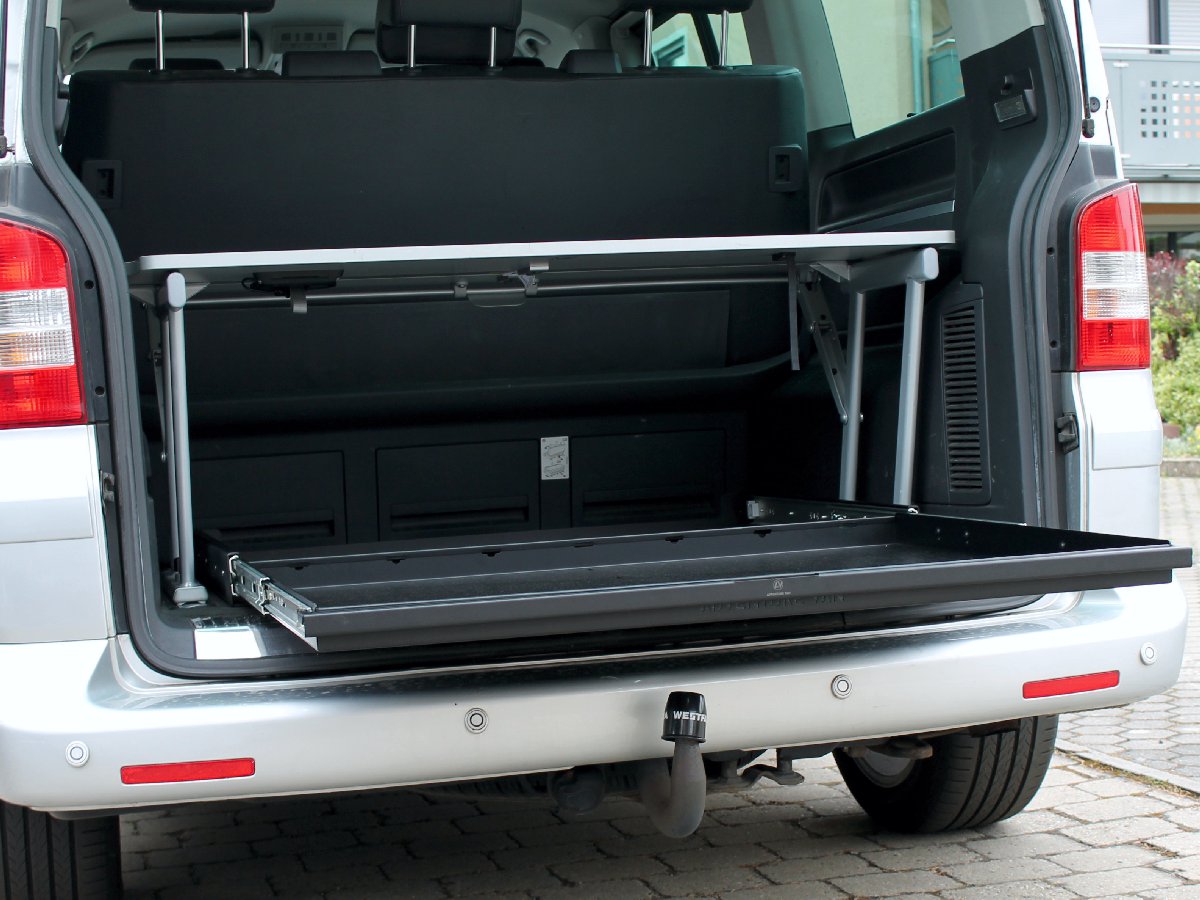 Heckauszug VW Multivan / Beach 3er Sitzbank Heckauszug VW Multivan / Beach 3er Sitzbank